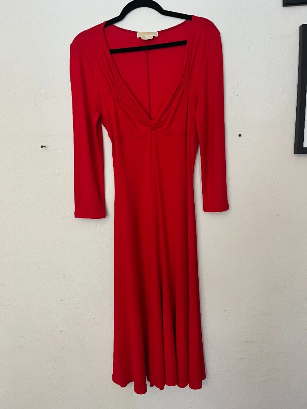 Michael Kors Red, long sleeve dress, size 10